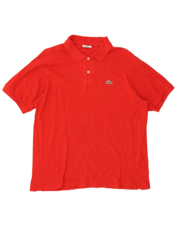 Lacoste Mens Polo Shirt Size 5 Large Red