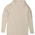 MICHAEL KORS Womens Roll Neck Jumper Sweater UK 14 Medium White Vintage Michael Kors and Second-Hand Michael Kors from Messina Hembry 