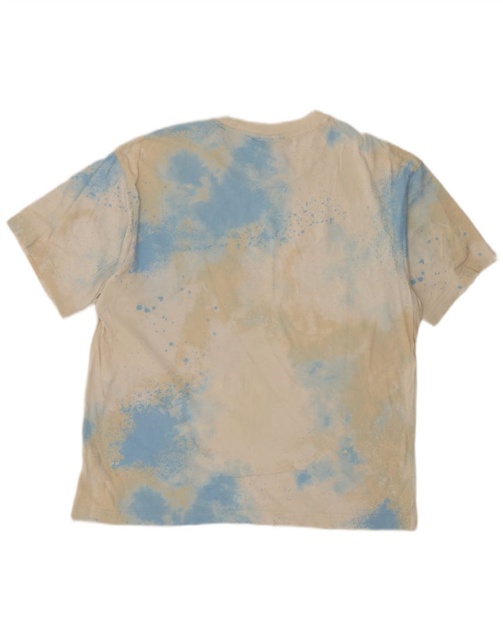 Adidas Mens T-Shirt Top Medium Multicoloured Tie Dye Cotton