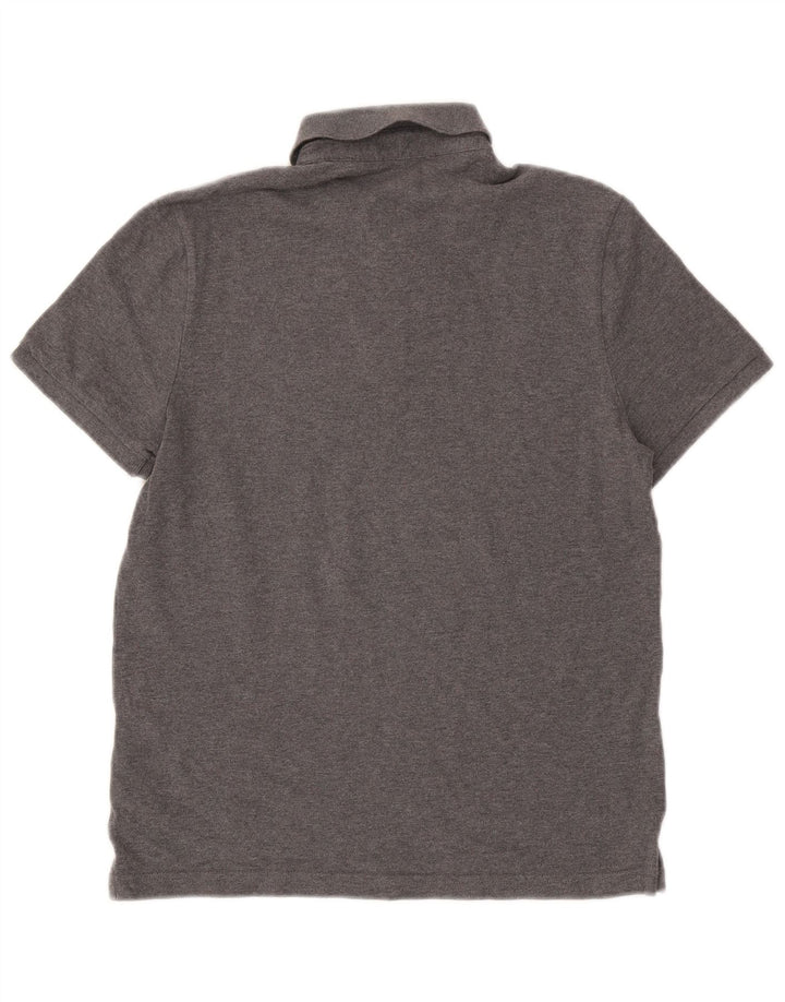 Tommy Hilfiger Mens Regular Fit Polo Shirt Small Grey Cotton