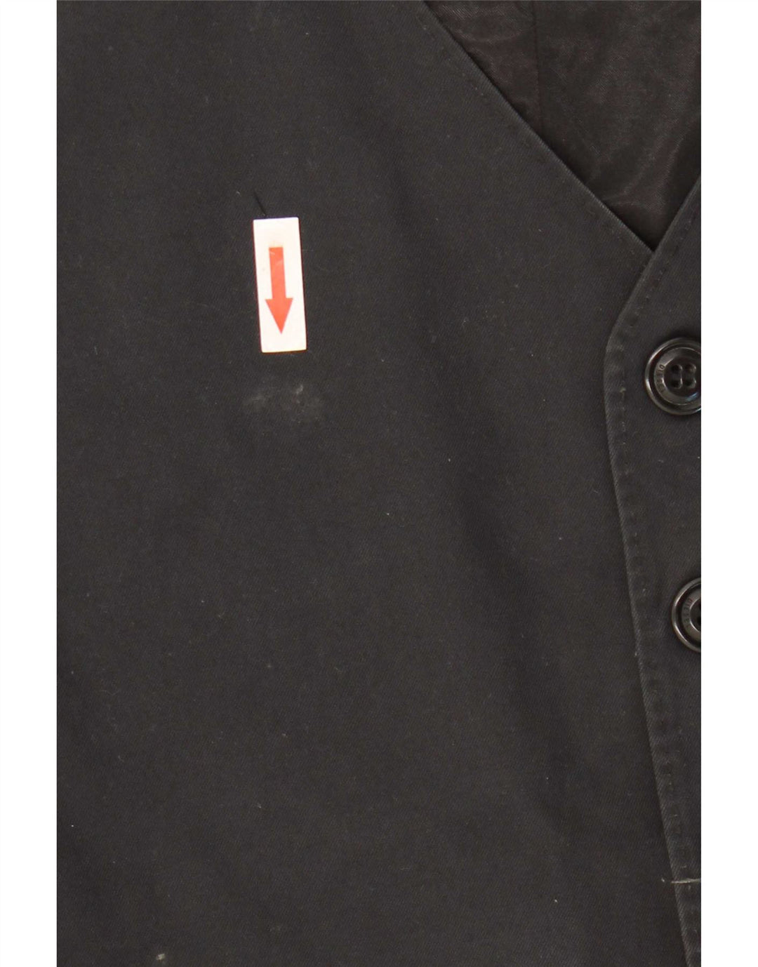 Diesel Womens Waistcoat UK 12 Medium Black