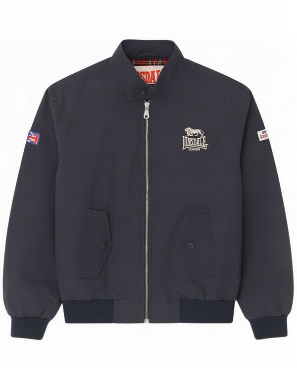 Lonsdale Boys Bomber Jacket 15-16 Years 3XL Navy Blue Cotton