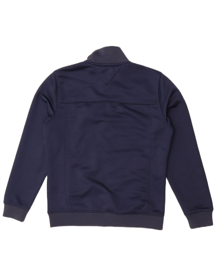 Tommy Hilfiger Mens Tracksuit Top Jacket Medium Navy Blue Colourblock