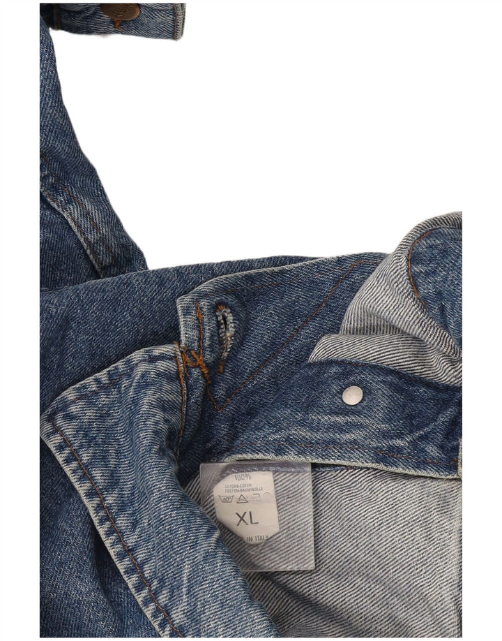 Vintage Mens Denim Jacket UK 42 XL Blue Cotton