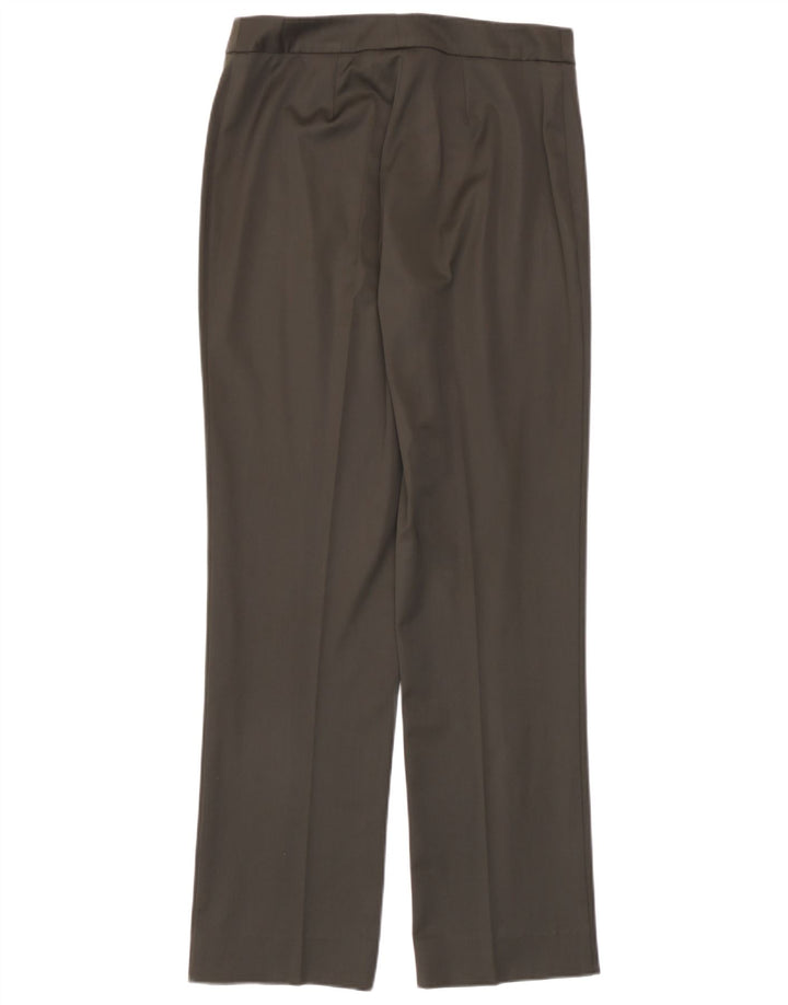 Marella Womens 2 Button 2 Piece Suit UK 10 Small W27 L30 Brown Wool