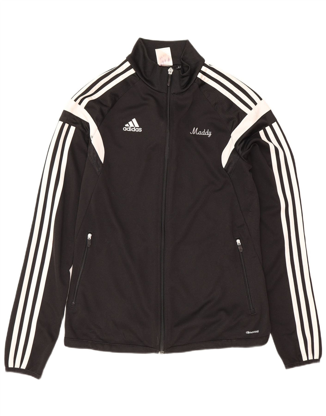 Adidas Womens Climacool Tracksuit Top Jacket UK 8/10 Small Black