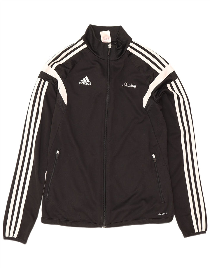 Adidas Womens Climacool Tracksuit Top Jacket UK 8/10 Small Black