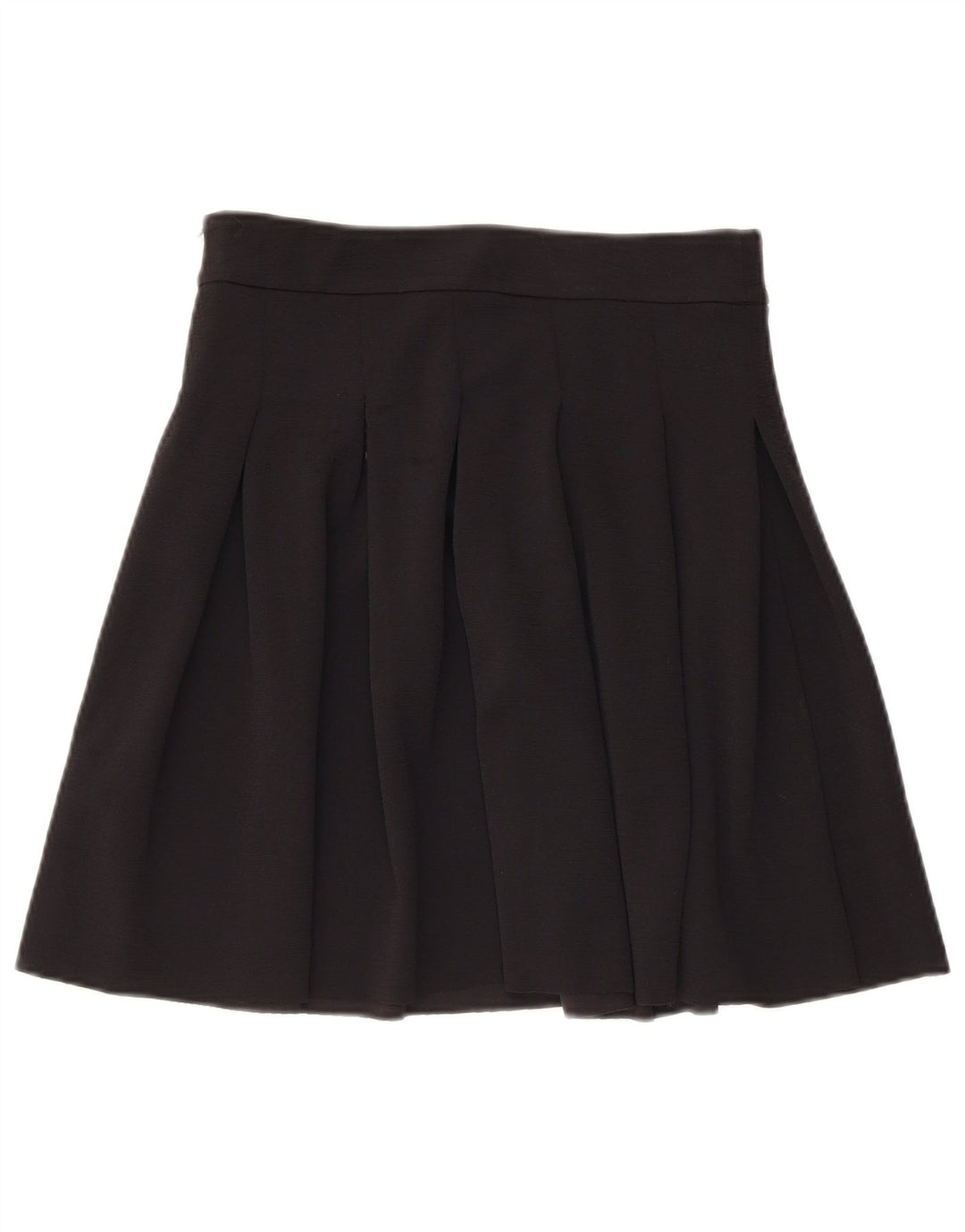 Tommy Hilfiger Womens Mini Pleated Skirt Medium W28 Black Polyester