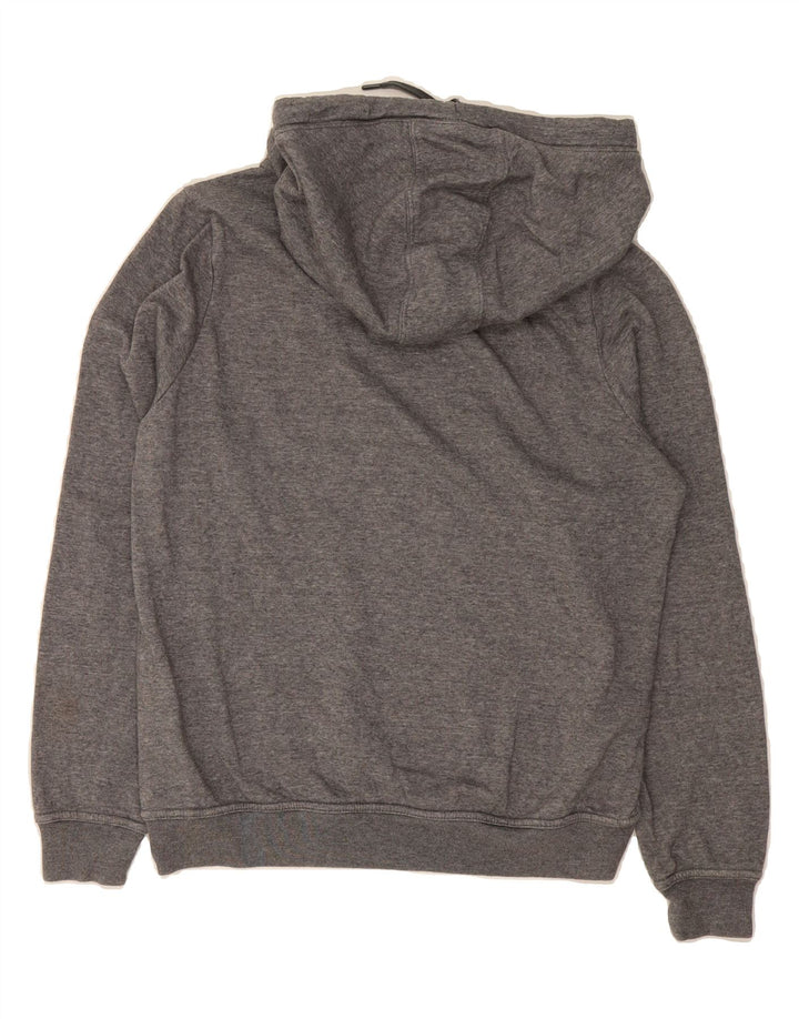 NIKE Womens Oversized Hoodie Jumper UK 10 Small Grey Cotton Vintage Nike and Second-Hand Nike from Messina Hembry 
