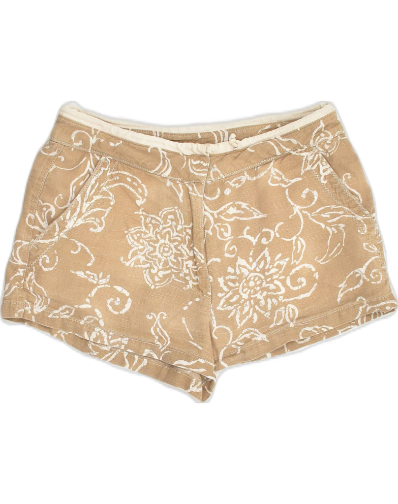 MURPHY & NYE Womens Hot Pants W28 Medium Beige Floral Cotton | Vintage Murphy & Nye | Thrift | Second-Hand Murphy & Nye | Used Clothing | Messina Hembry 