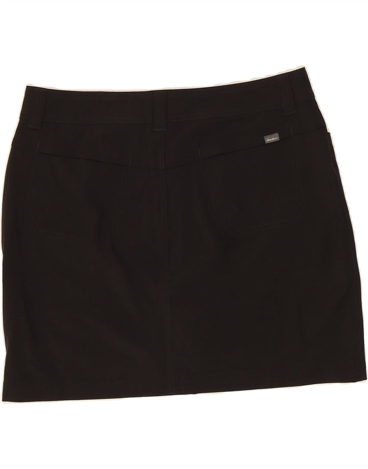 EDDIE BAUER Womens Skort US 8 Medium W32 Black Polyester Vintage Eddie Bauer and Second-Hand Eddie Bauer from Messina Hembry 