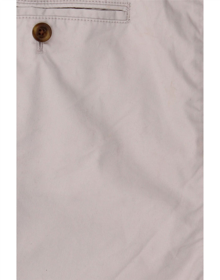 Marks & Spencer Mens Chino Shorts W36 Large Grey Cotton