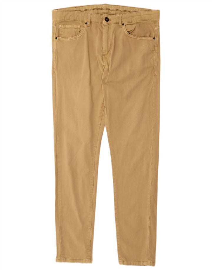 Zara Mens Slim Jeans EU 40 Medium W31 L30 Beige