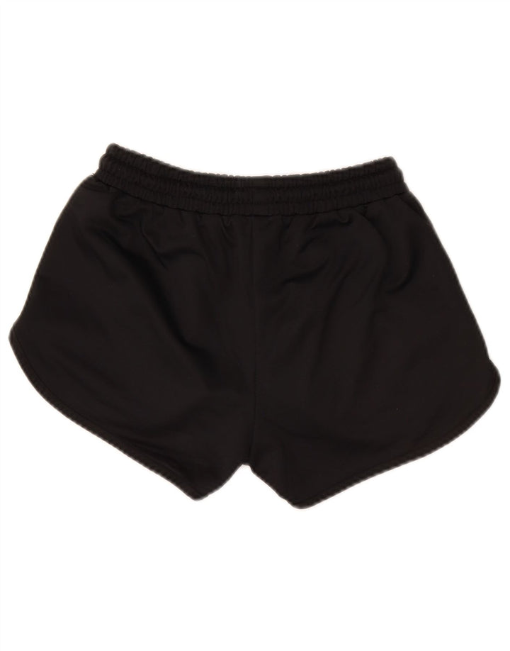 Ellesse Womens Graphic Sport Shorts UK 8 Small Black