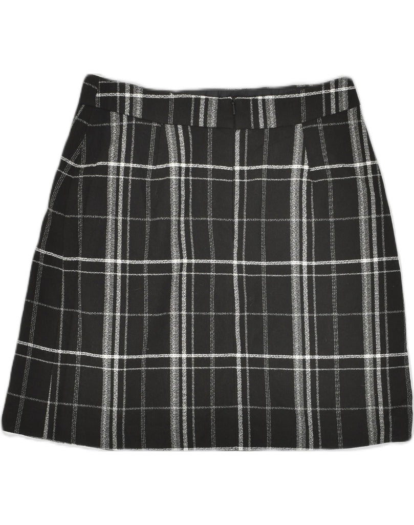 OASIS Womens A-Line Skirt W36 XL Black Check | Vintage Oasis | Thrift | Second-Hand Oasis | Used Clothing | Messina Hembry 