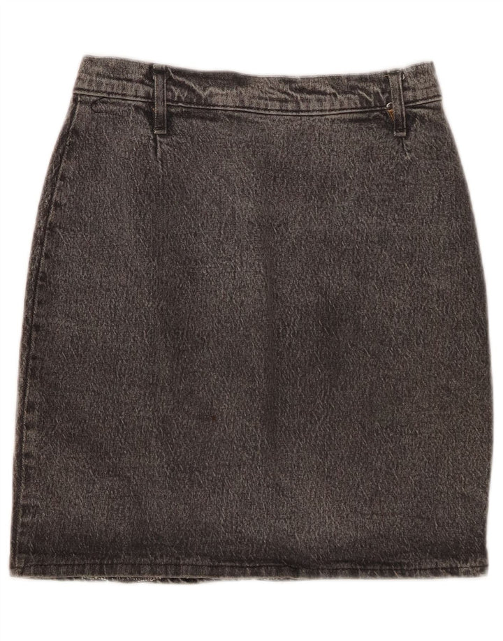 Oliver Womens Denim Skirt EU 32 2XS W24 Grey Cotton