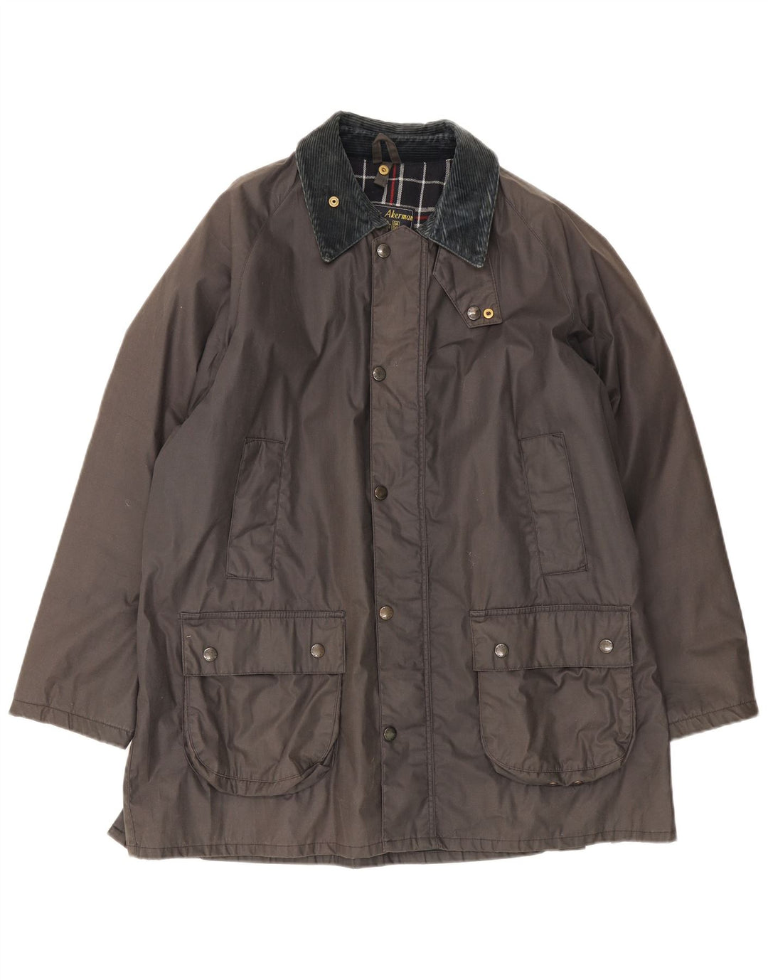 Wilkes&Akerman Mens Waxed Cotton Jacket UK 40 Large Grey