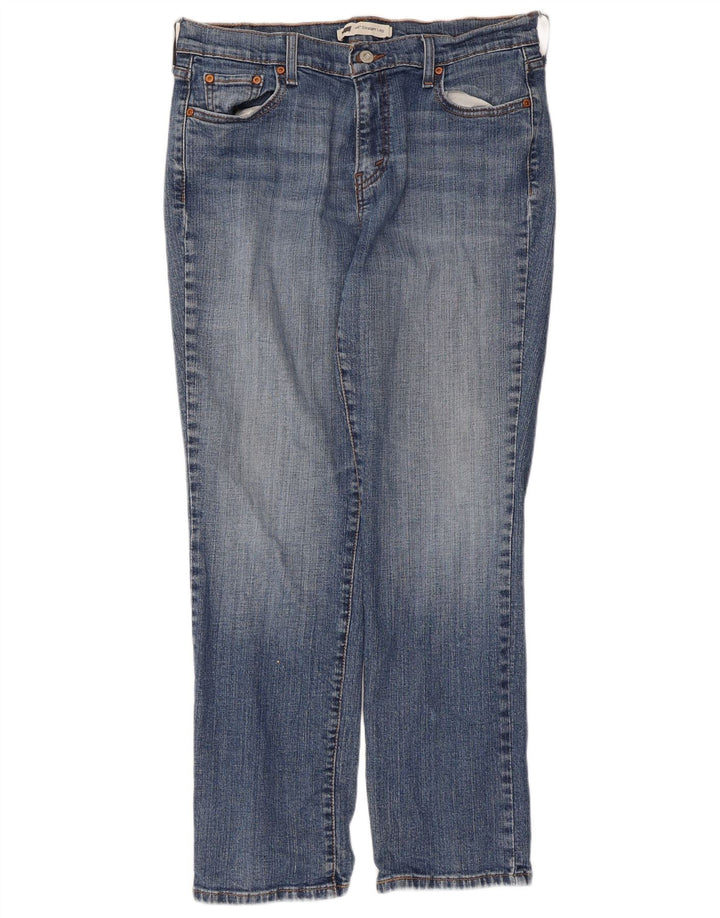 Levi's Mens 505 Straight Jeans US 12 Large W32 L29 Blue Cotton
