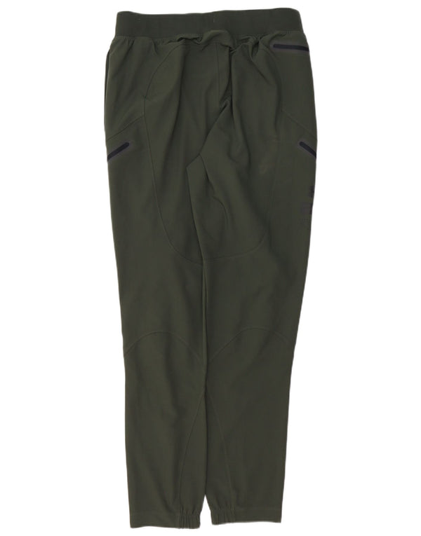 UNDER ARMOUR Mens Cargo Tracksuit Trousers Joggers Medium Green