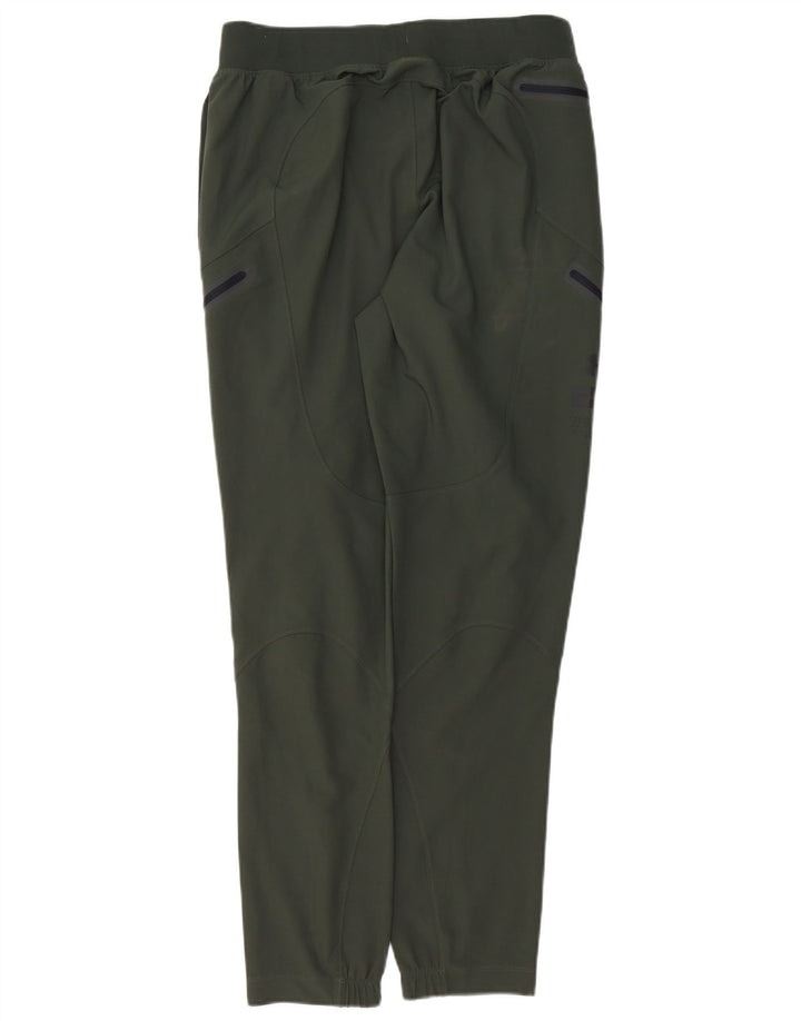 UNDER ARMOUR Mens Cargo Tracksuit Trousers Joggers Medium Green