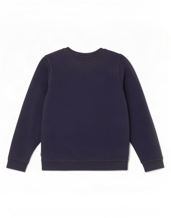Marks & Spencer Womens Sweatshirt Jumper UK 18 XL Navy Blue Cotton