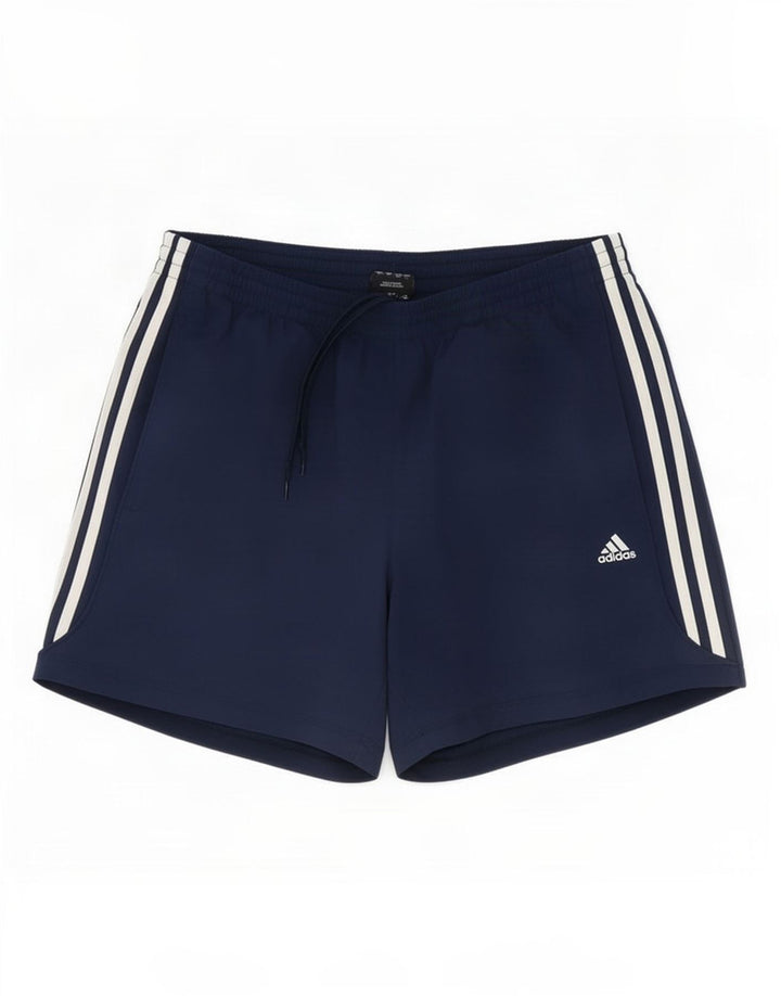Adidas Mens Climalite Sport Shorts Large Navy Blue Polyester