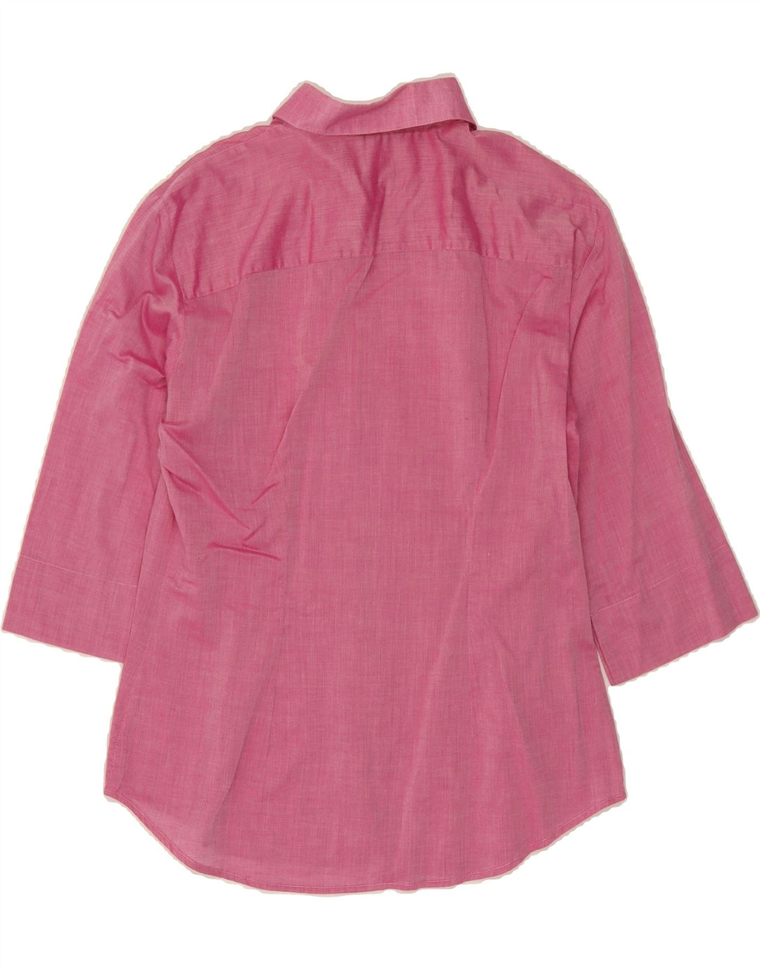 SISLEY Womens 3/4 Sleeve Shirt UK 14 Large Pink Vintage Sisley and Second-Hand Sisley from Messina Hembry 
