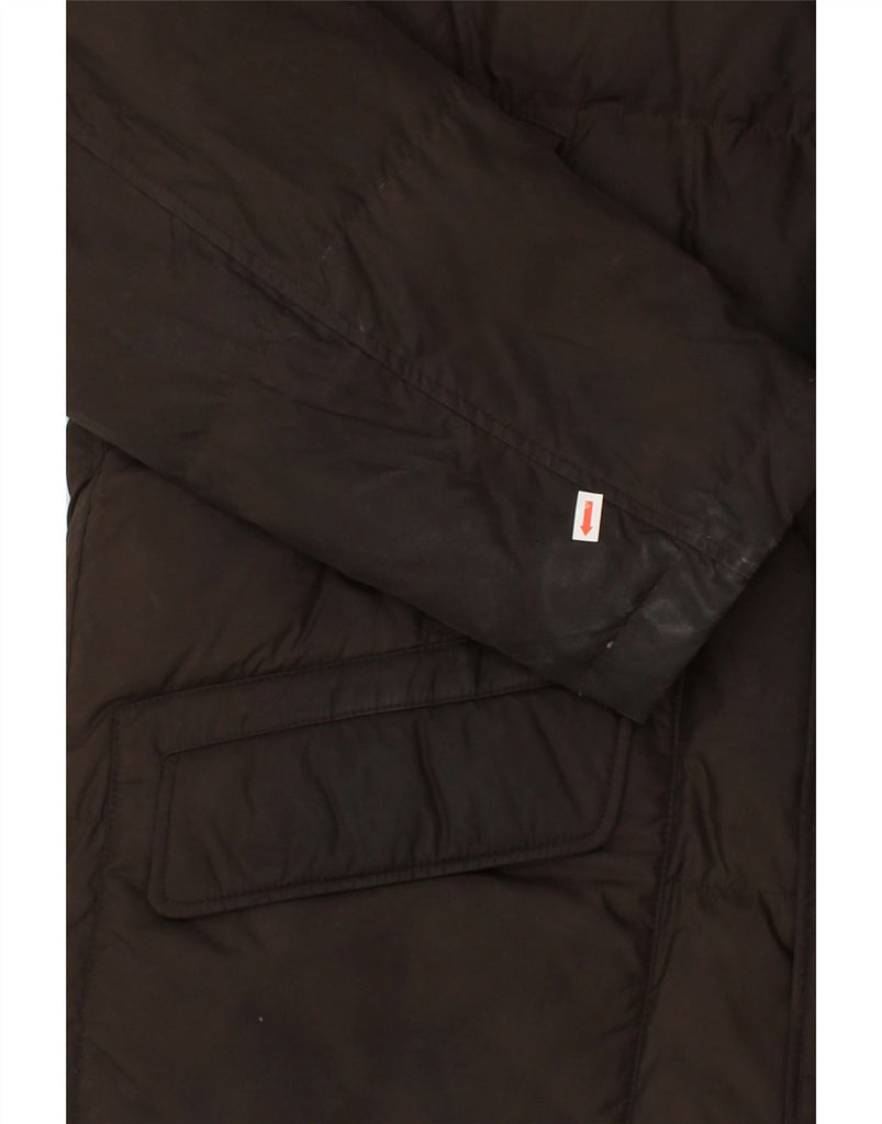 BUGATTI Mens Padded Coat IT 56 3XL Brown Polyester | Vintage Bugatti | Thrift | Second-Hand Bugatti | Used Clothing | Messina Hembry 