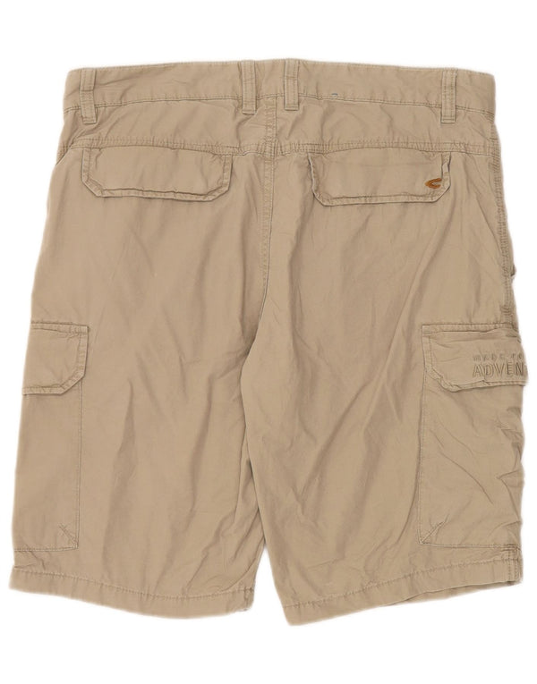 Camel Active Mens Cargo Shorts W33 Medium  Beige Cotton