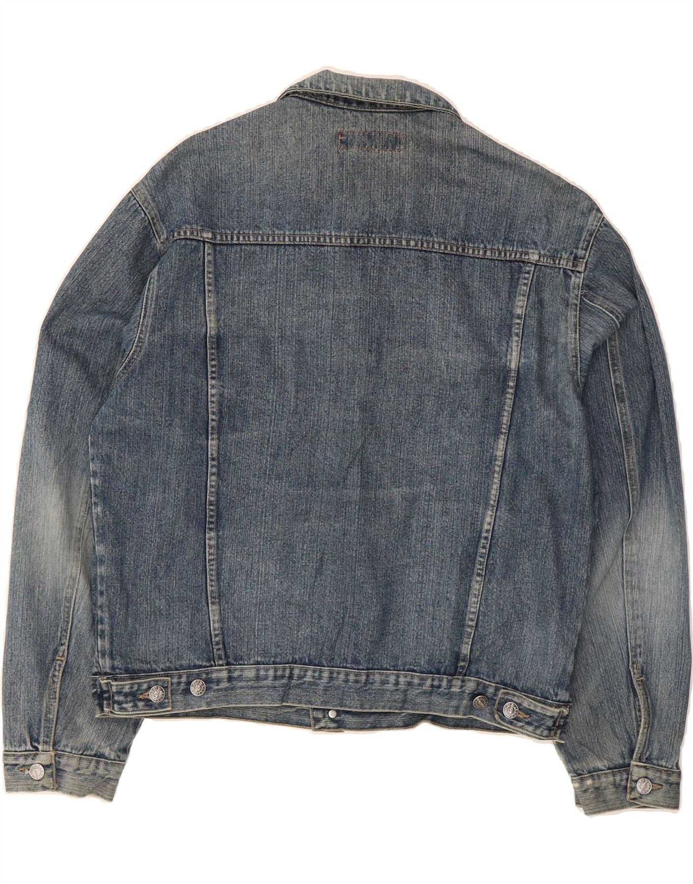 Giacca Wpm Denim Giubbotti Giacca In Denim Da Uomo WPM, Taglia UK