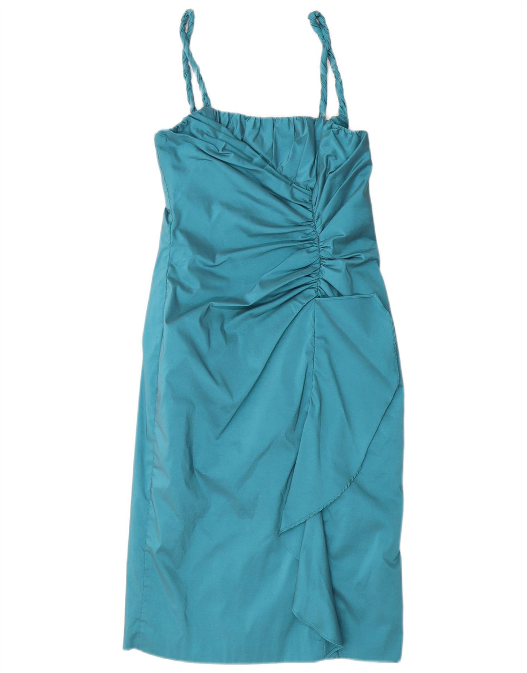 ADRIANNA PAPELL Womens Slip Dress US 8 Medium Blue Polyester