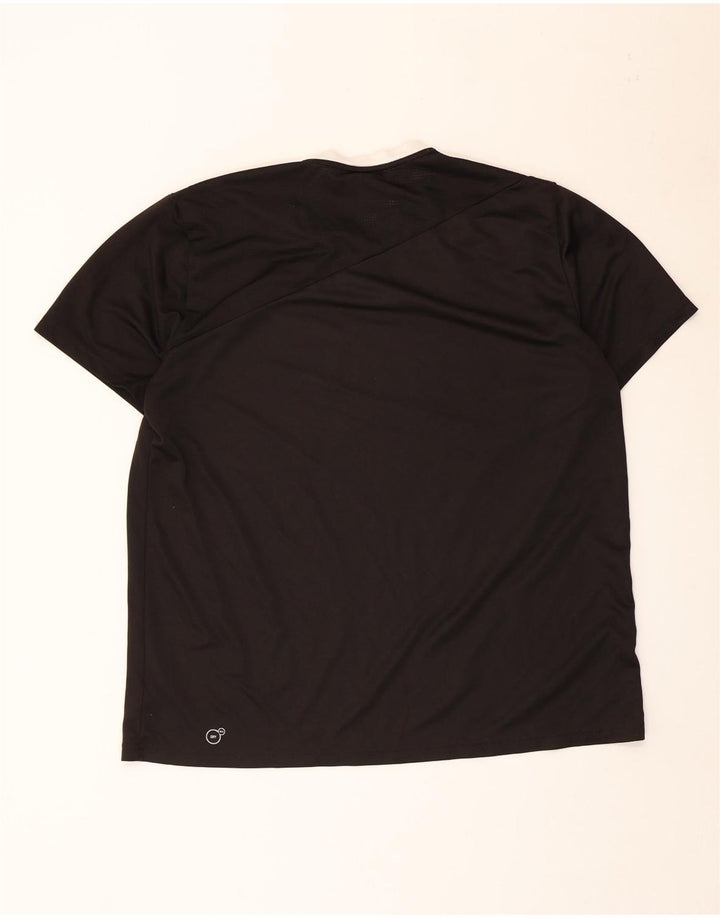 Puma Mens T-Shirt Top 2XL Black Colourblock Polyester