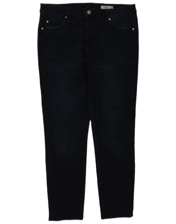 Marks & Spencer Womens The Ivy Slim Jeans UK 16 Large W34 L28 Navy Blue
