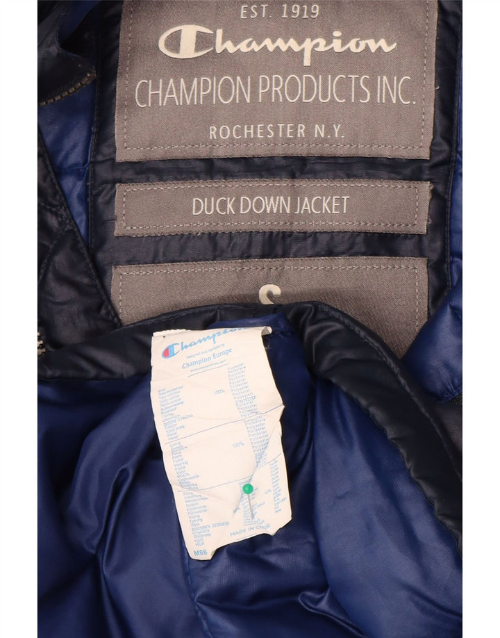 Champion Mens Padded Padded Jacket UK 36 Small Navy Blue