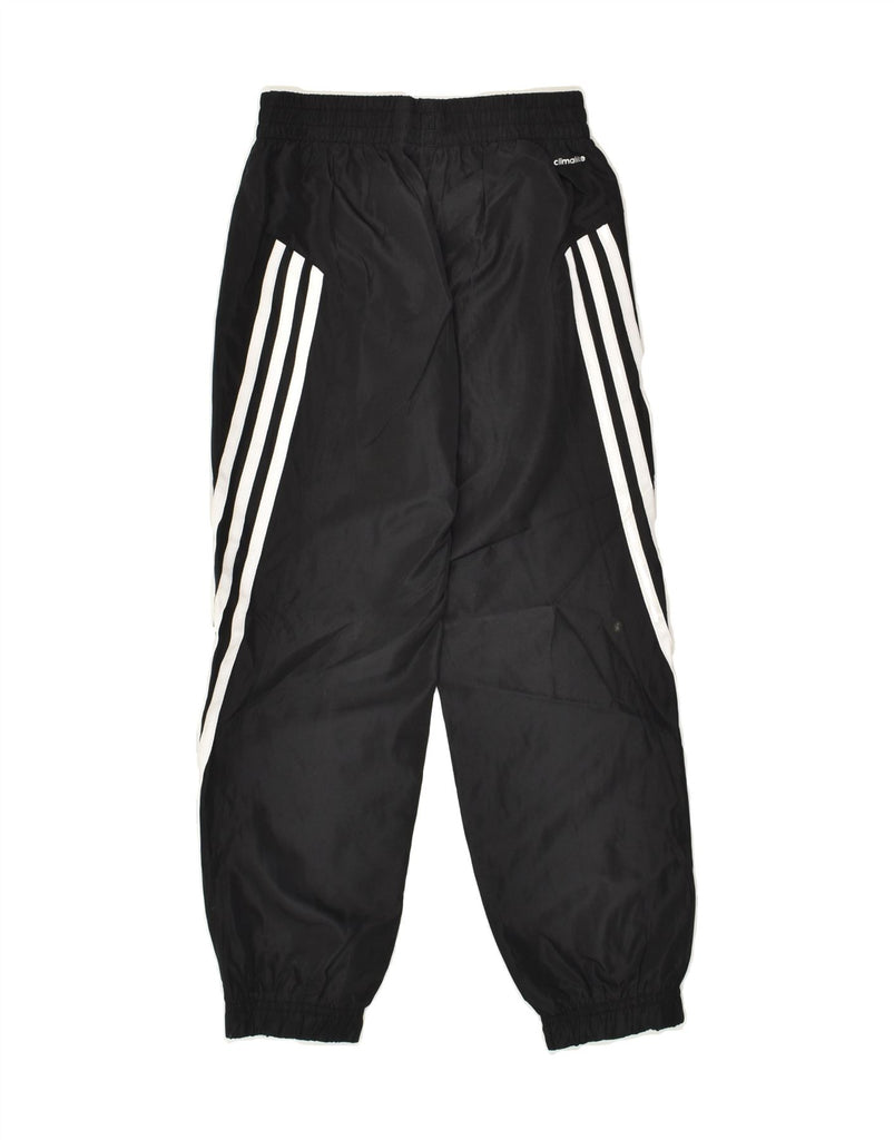 ADIDAS Boys Climalite Tracksuit Trousers Joggers 7-8 Years Black Polyester | Vintage Adidas | Thrift | Second-Hand Adidas | Used Clothing | Messina Hembry 