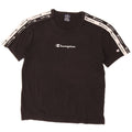 CHAMPION Mens Graphic T-Shirt Top Small Black