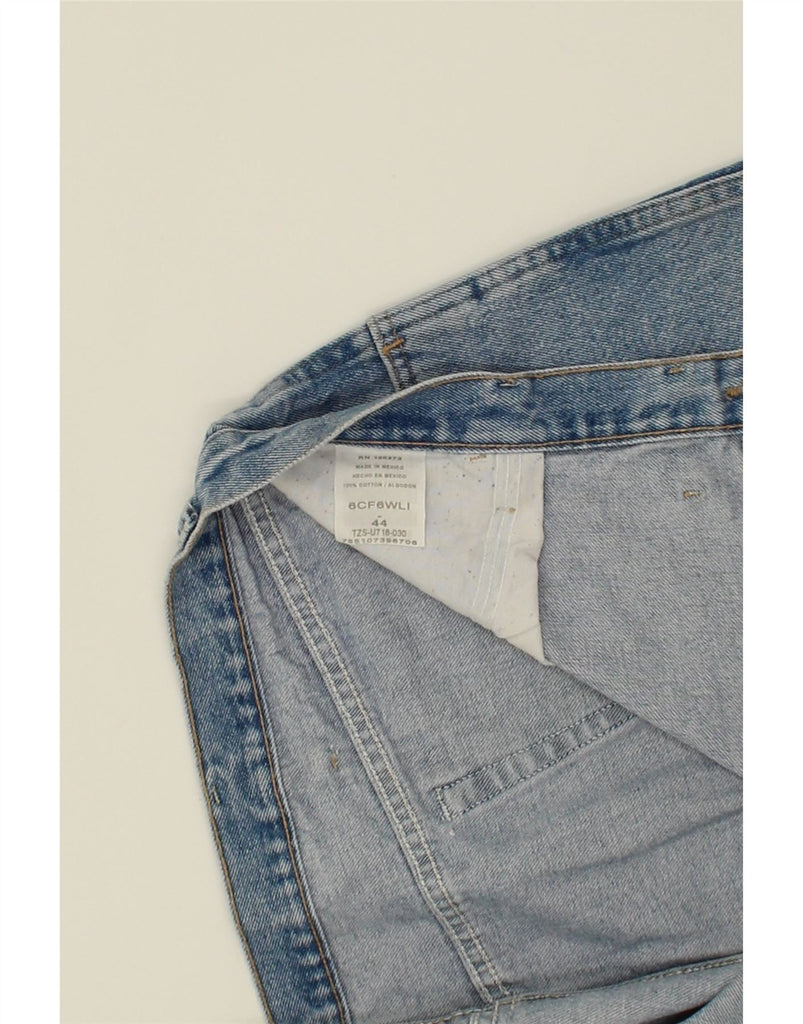 VINTAGE Mens Denim Shorts W44 2XL Blue Cotton Vintage Vintage and Second-Hand Vintage from Messina Hembry 