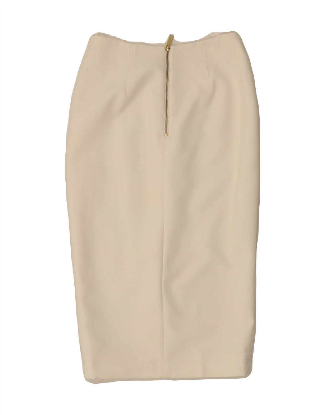 TED BAKER Womens Midi Skirt Size 2 Small W25  Off White Polyester Vintage Ted Baker and Second-Hand Ted Baker from Messina Hembry 