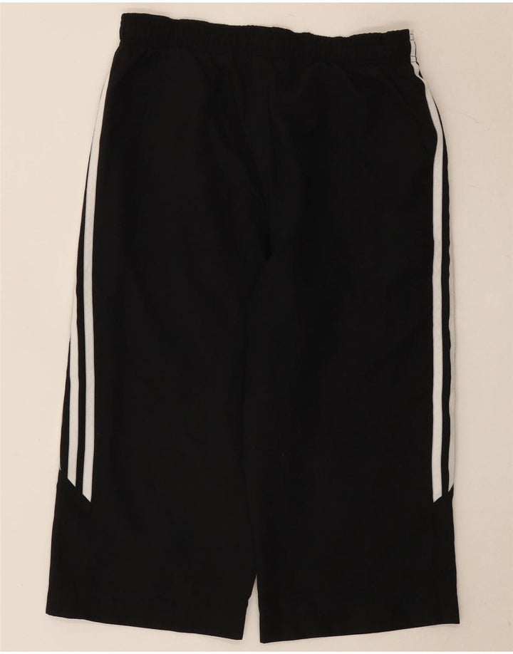 Adidas Mens Capri Tracksuit Trousers Small Black Polyester