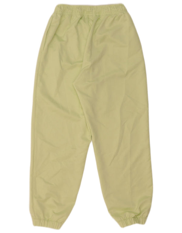 Puma Womens Graphic Tracksuit Trousers Joggers UK 8 Small  Green Polyester