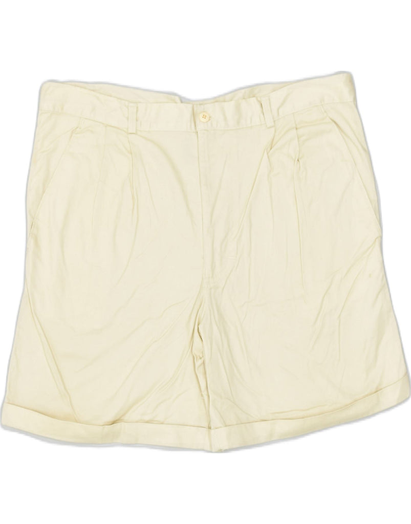 VINTAGE Womens Chino Shorts XL W38 Beige Cotton | Vintage | Thrift | Second-Hand | Used Clothing | Messina Hembry 