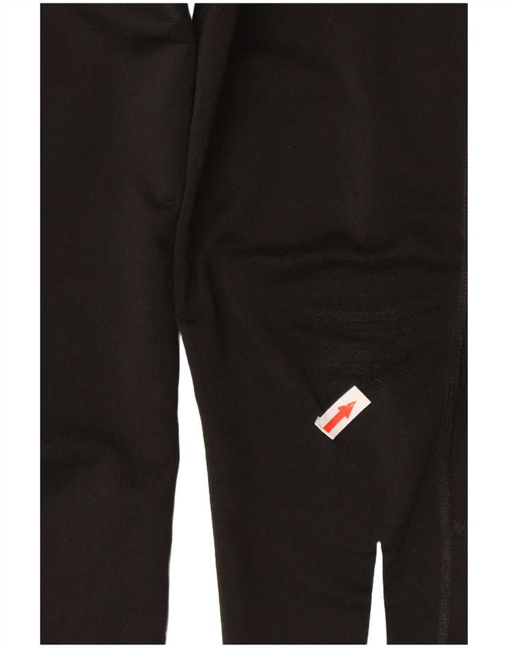 Nike Boys Dri Fit Graphic Leggings 8-9 Years Small Black Polyester