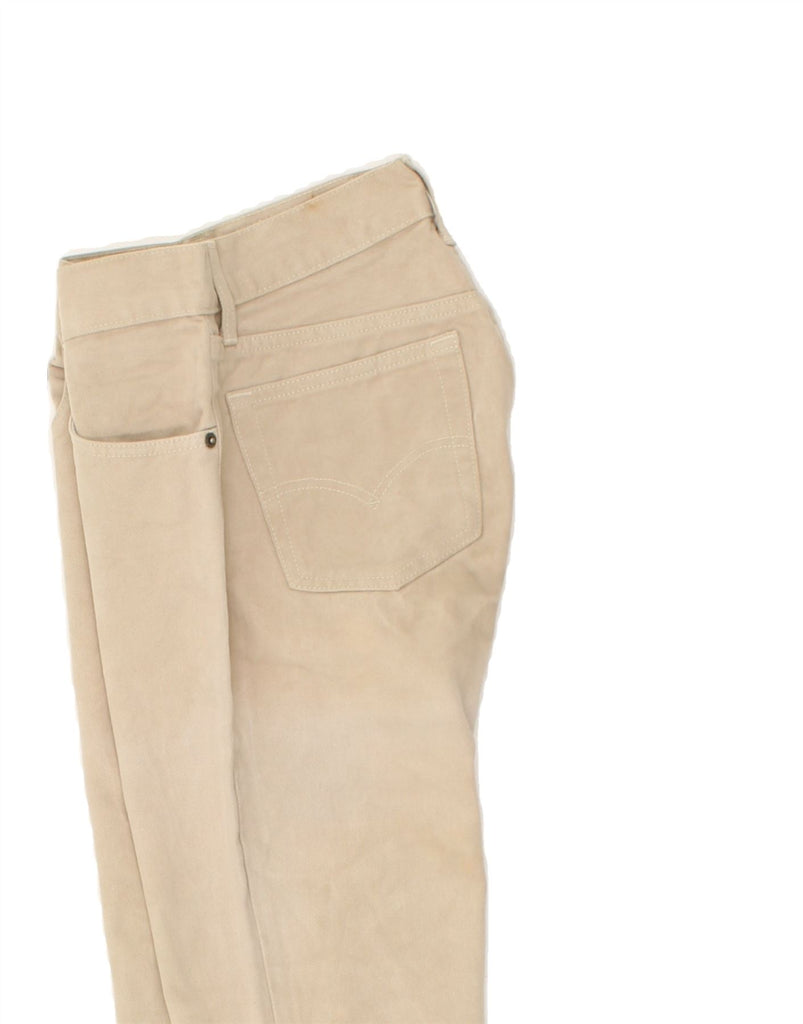 LEVI'S Womens 495 Straight Jeans W27 L32 Beige Cotton Vintage Levi's and Second-Hand Levi's from Messina Hembry 