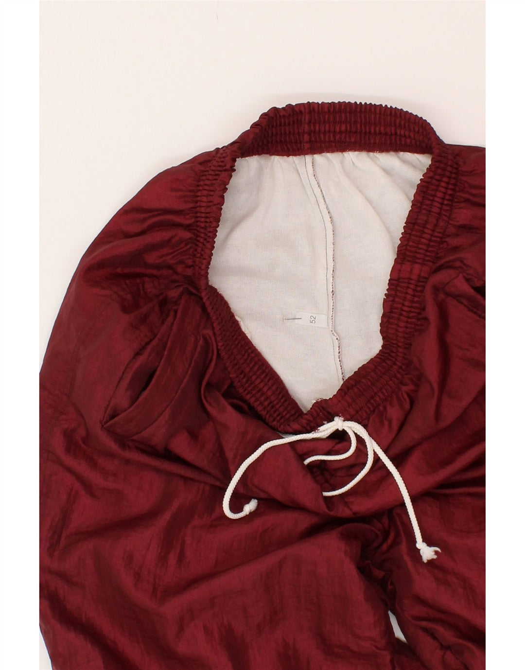 VINTAGE Womens Tracksuit Trousers Joggers IT 52 2XL Maroon Vintage Vintage and Second-Hand Vintage from Messina Hembry 