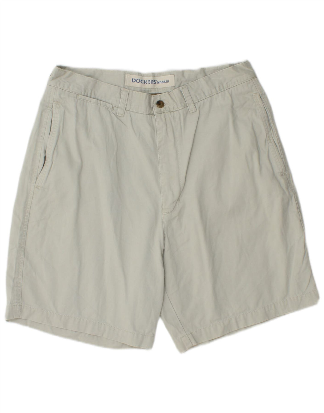 DOCKERS Mens Khakis Chino Shorts W34 Large  Blue Cotton