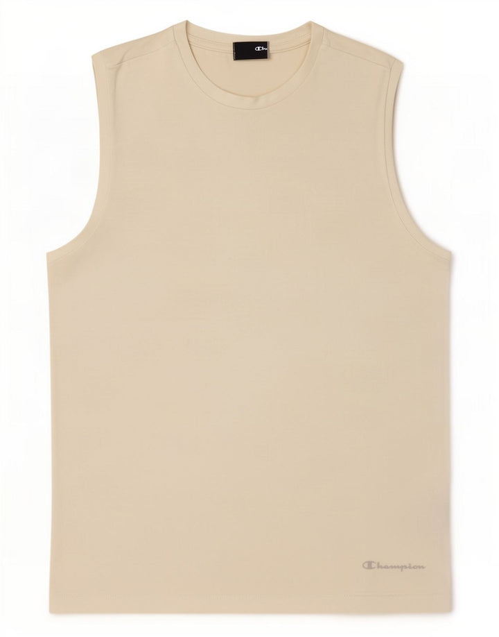 Champion Womens Vest Top UK 12 Medium White Cotton