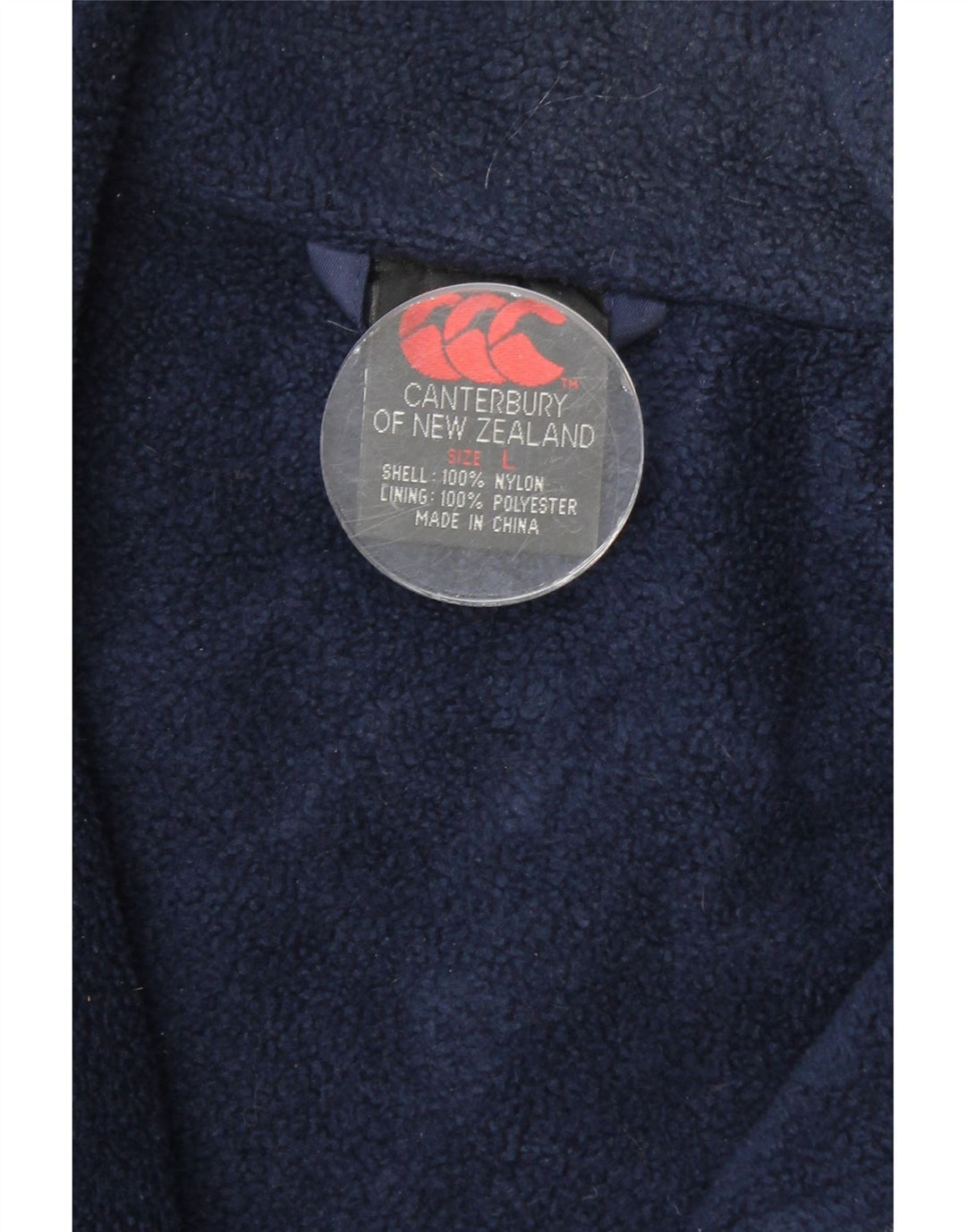 CANTERBURY Mens Windbreaker Coat UK 40 Large Navy Blue Nylon