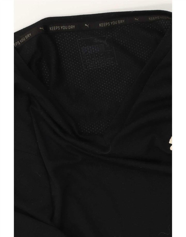 Puma Mens T-Shirt Top Medium Black