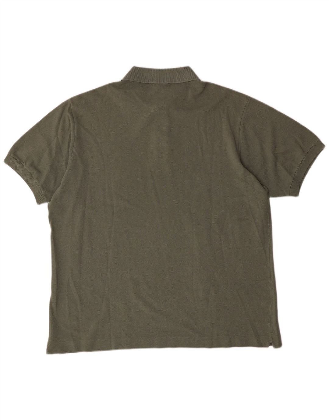 Lacoste Mens Polo Shirt Size 5 Large Khaki Cotton