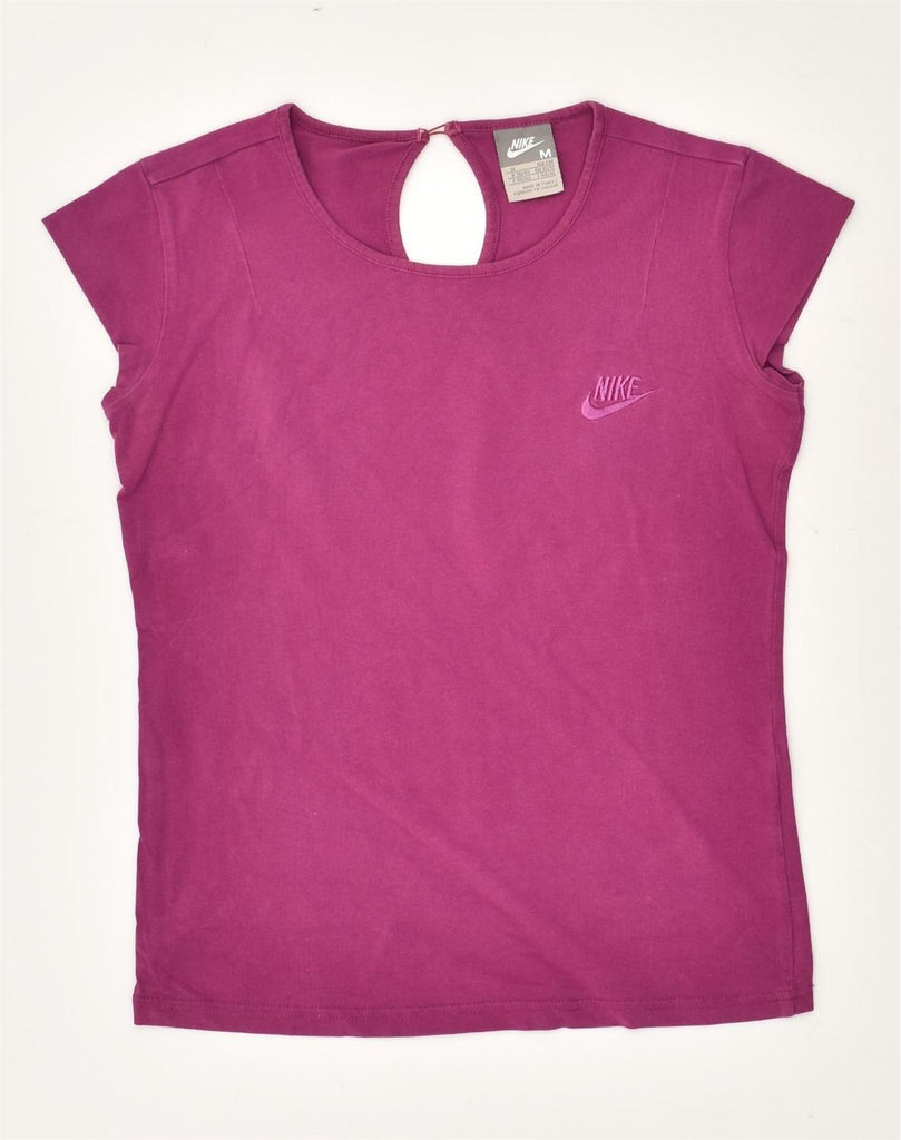 NIKE Womens Blouse Top UK 10/12 Medium Pink | Vintage Nike | Thrift | Second-Hand Nike | Used Clothing | Messina Hembry 